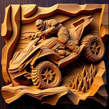 3D модель Yamaha Wolverine X2 (STL)